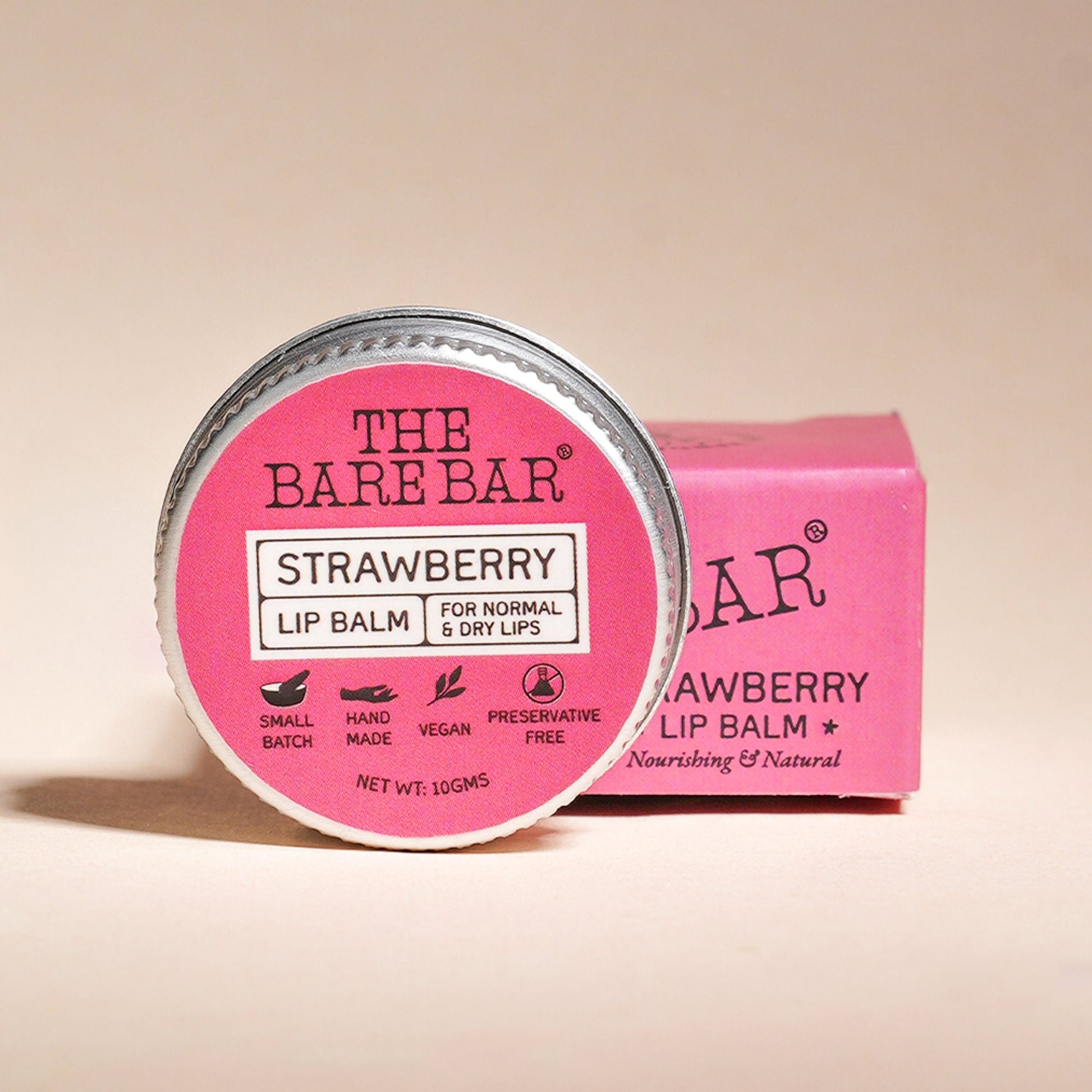 The Bare Bar Berry Blast Lip Balm - Buttery Moisture For Pigmented, Dry Lips - Strawberry  Grab2Buy The Bare Bar Grab2Buy