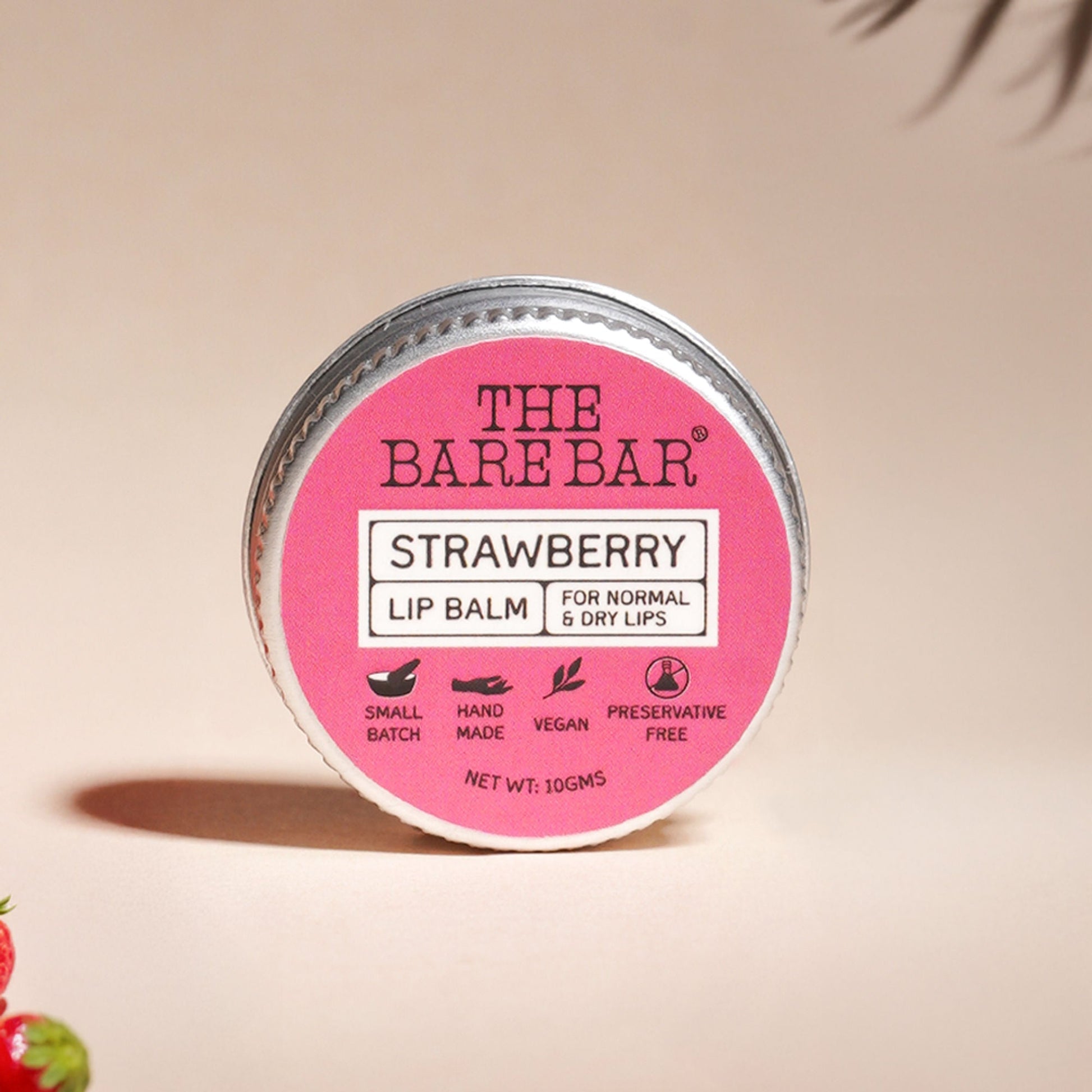 The Bare Bar Berry Blast Lip Balm - Buttery Moisture For Pigmented, Dry Lips - Strawberry  Grab2Buy The Bare Bar Grab2Buy