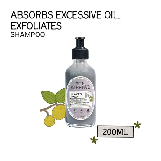The Bare Bar Flakes Away Exfoliating Shampoo-Clears Scalp Buildup, Soothes & Hydrates Without Grease  Grab2Buy The Bare Bar Grab2Buy
