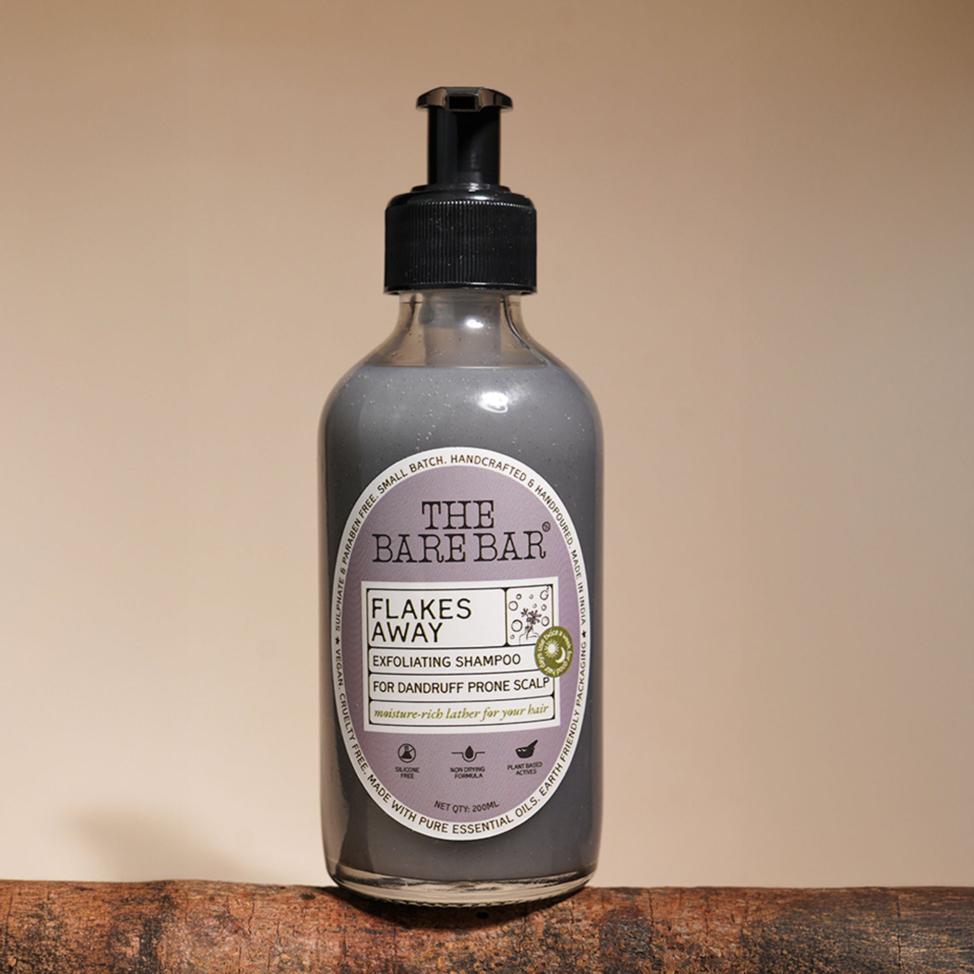 The Bare Bar Flakes Away Exfoliating Shampoo-Clears Scalp Buildup, Soothes & Hydrates Without Grease  Grab2Buy The Bare Bar Grab2Buy