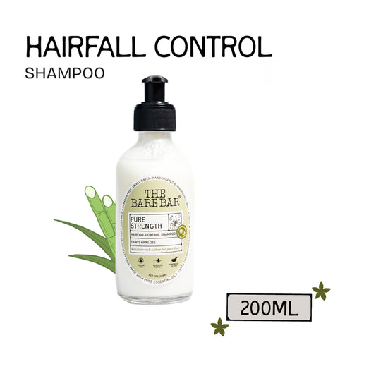 The Bare Bar Pure Strength Shampoo - Exfoliates Scalp, Strengthens Hair & Restores Ph Balance  Grab2Buy The Bare Bar Grab2Buy