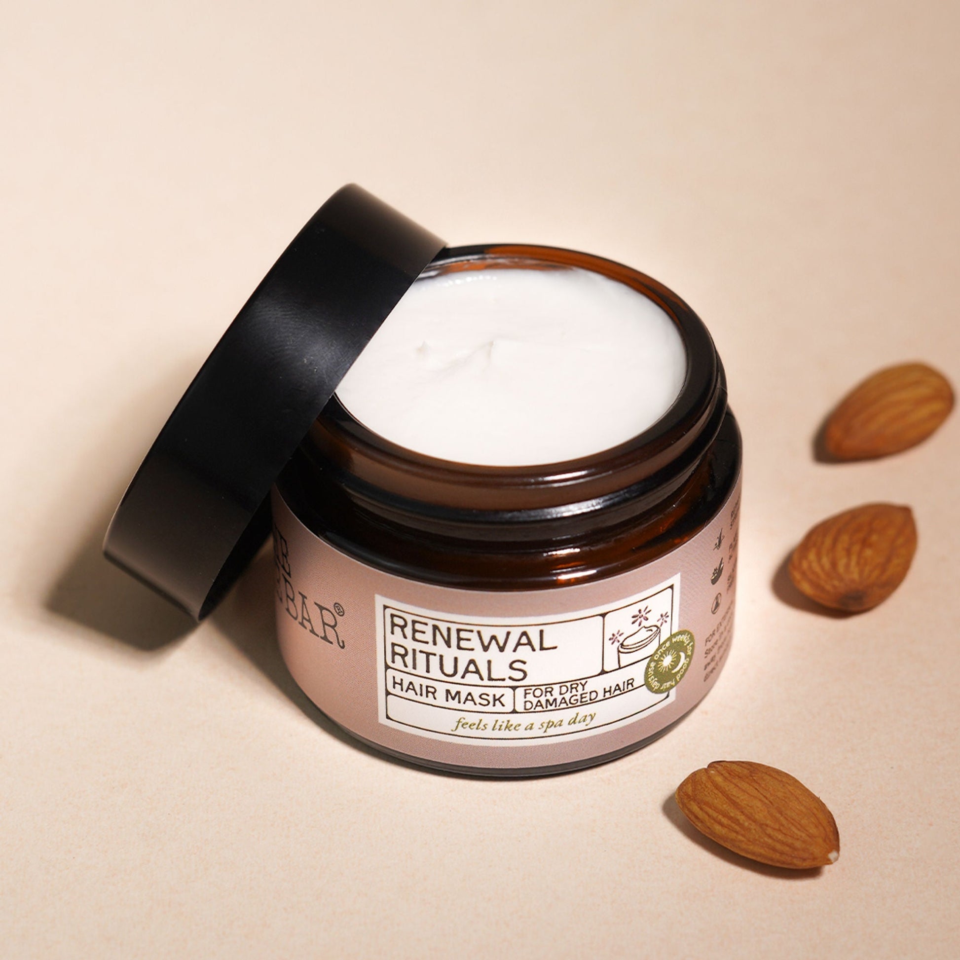 The Bare Bar Renewal Rituals Hair Mask - Deeply Hydrates & Repairs Dry, Damaged Hair Naturally  Grab2Buy The Bare Bar Grab2Buy