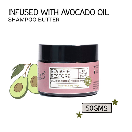 The Bare Bar Revive & Restore Shampoo Butter - Intense Hydration, Frizz Control & Hair Repair  Grab2Buy The Bare Bar Grab2Buy