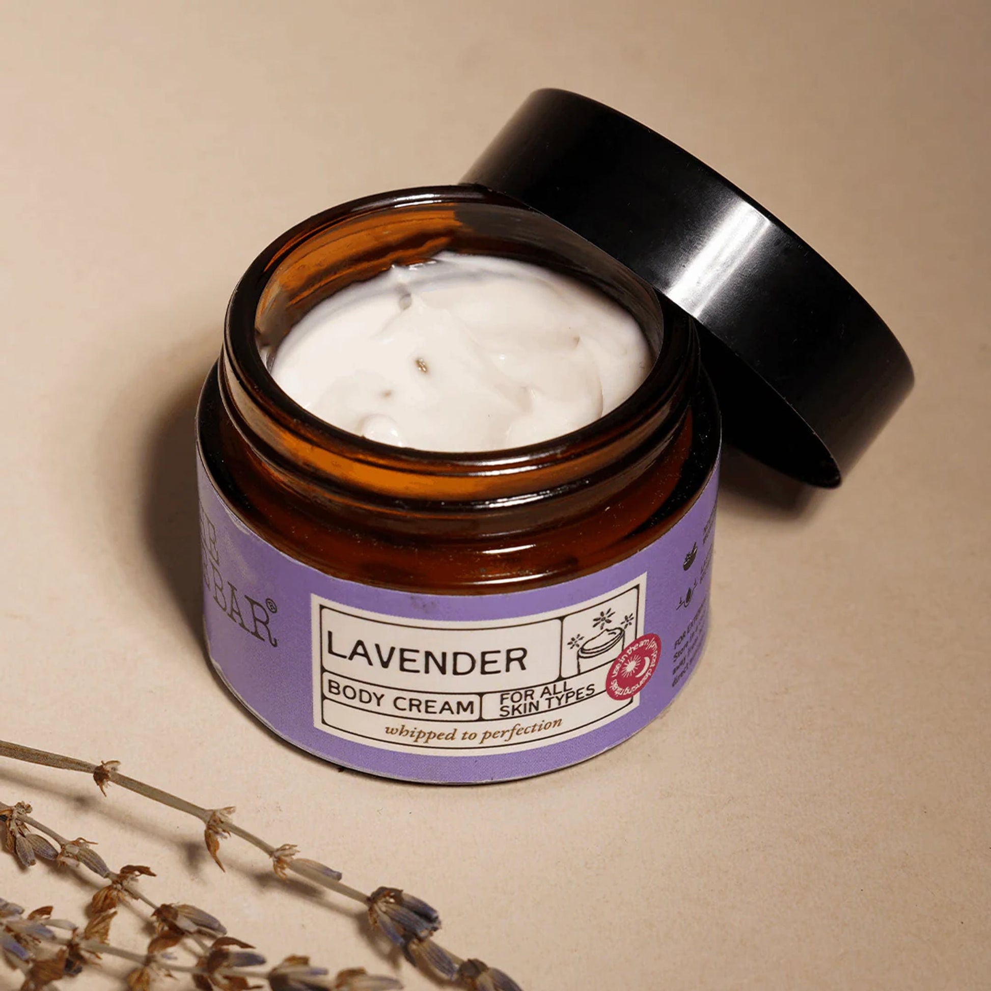 The Bare Bar Lavender Body Cream Floral Sweet Scent With Sandalwood & Lavender  Grab2Buy The Bare Bar Grab2Buy
