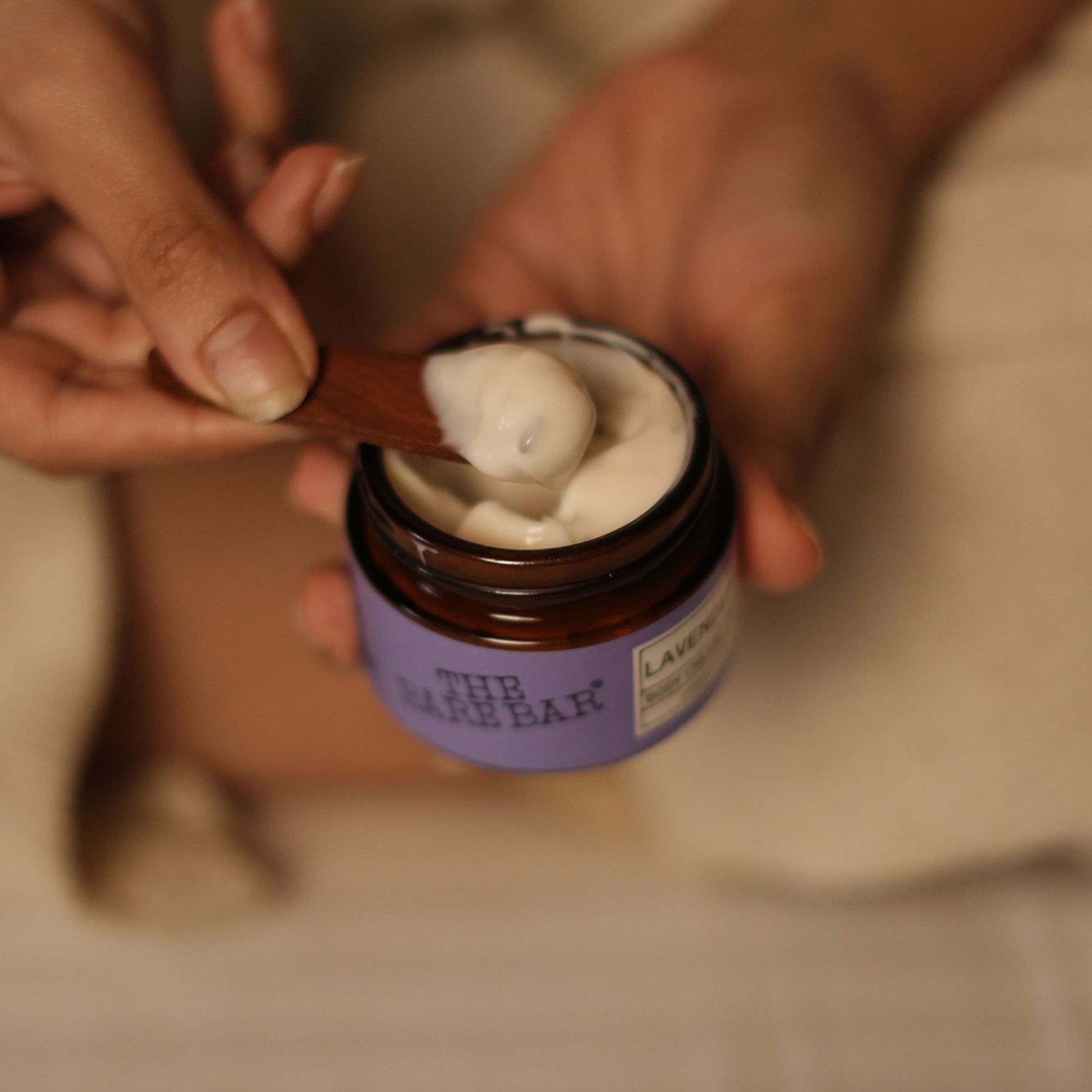 The Bare Bar Lavender Body Cream Floral Sweet Scent With Sandalwood & Lavender  Grab2Buy The Bare Bar Grab2Buy