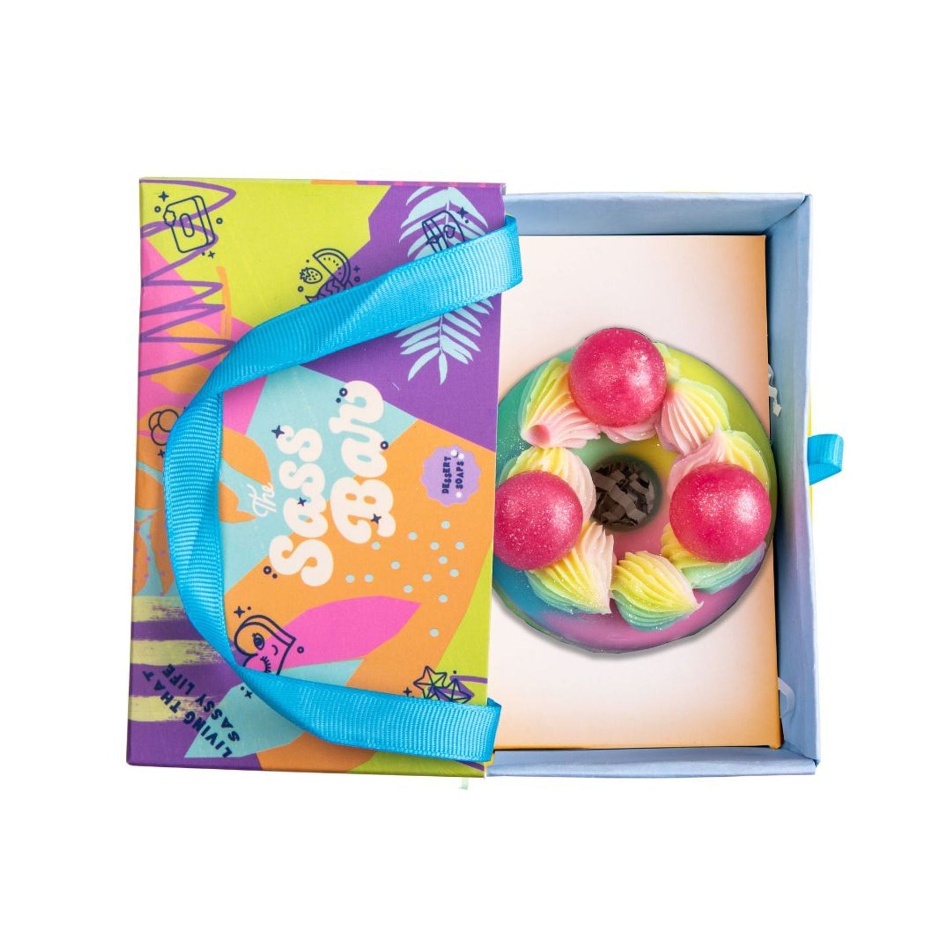 The Sass Bar Cherry Glazed Donut Soap  Grab2Buy The Sass Bar Grab2Buy