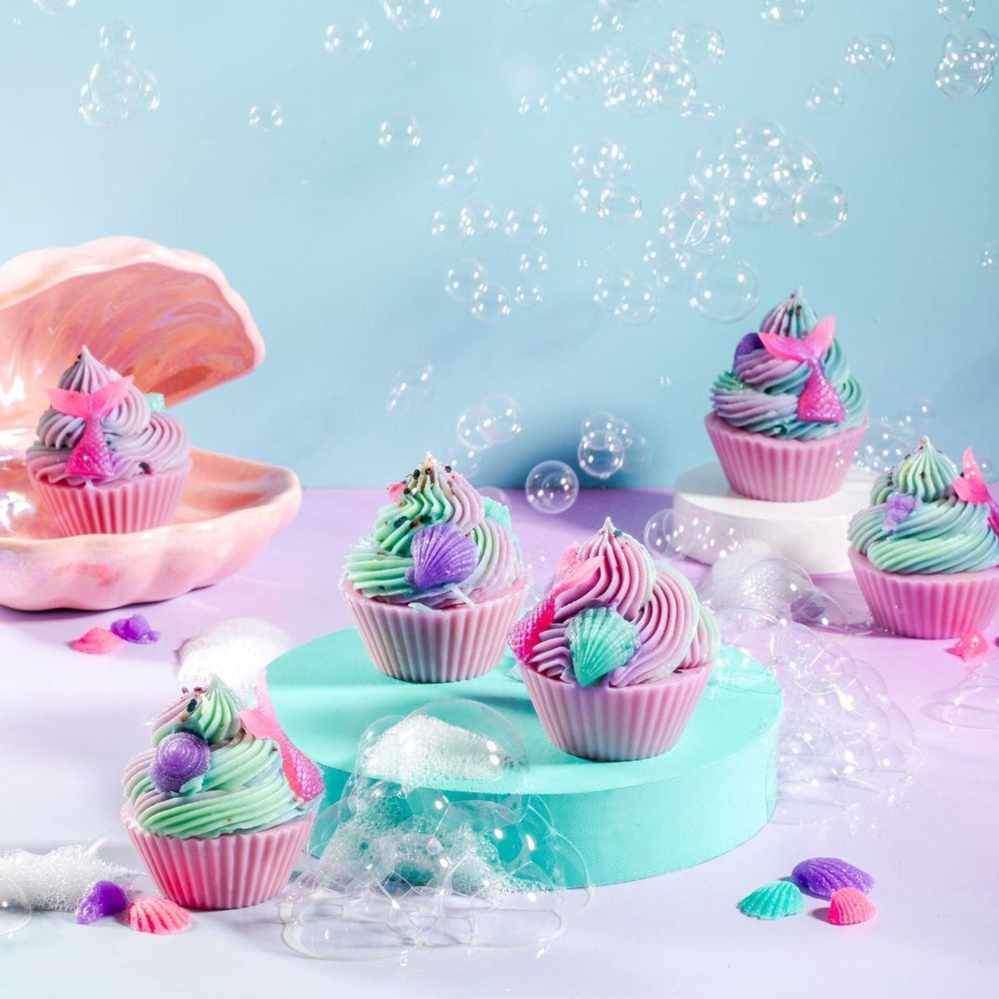 The Sass Bar Mermaid Lagoon Cupcake Soap  Grab2Buy The Sass Bar Grab2Buy