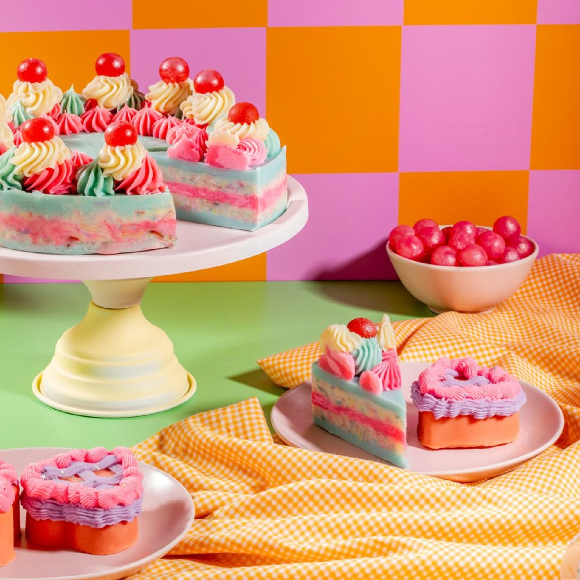 The Sass Bar Retro Confetti Cake Soap  Grab2Buy The Sass Bar Grab2Buy
