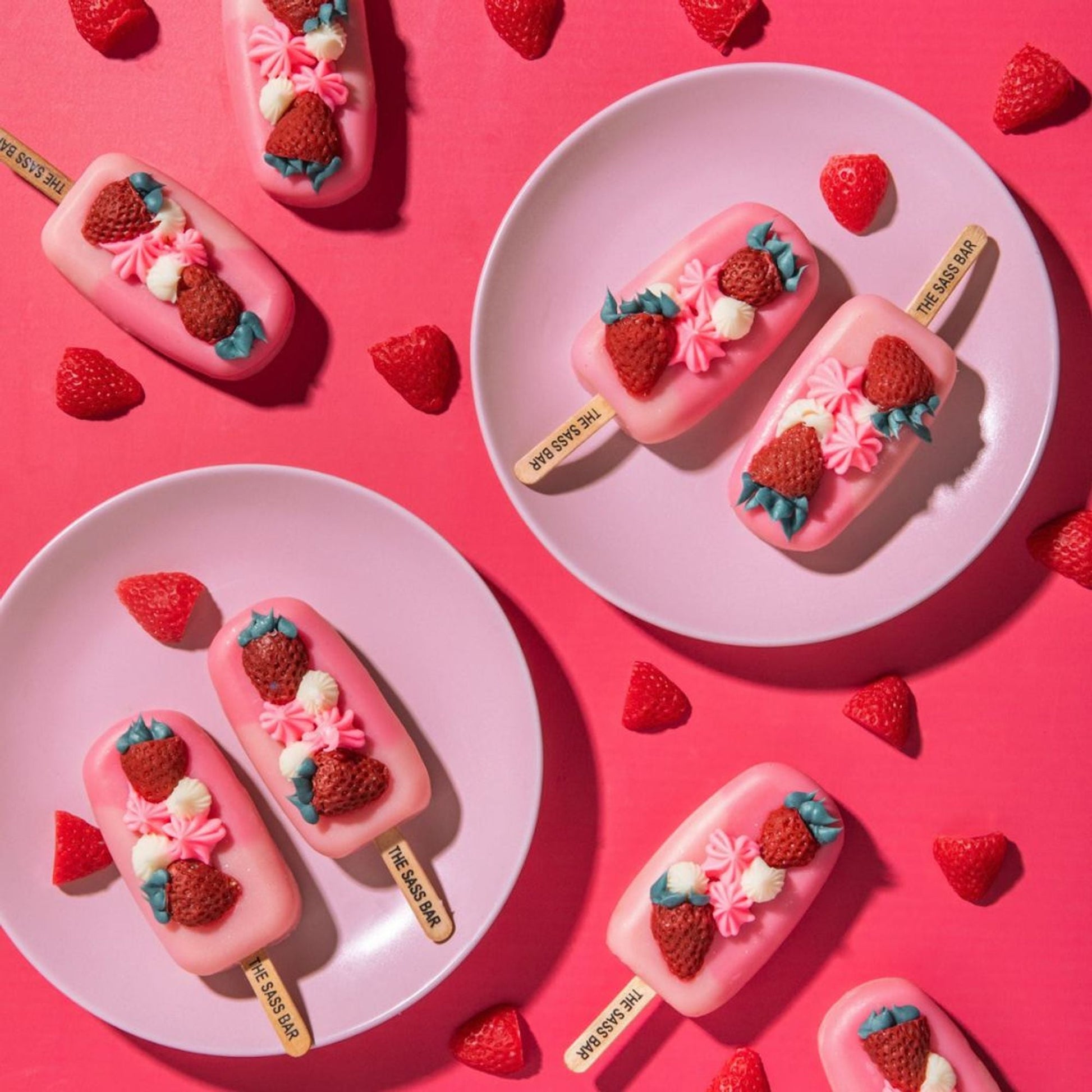 The Sass Bar Strawberries N' Cream Popsicle Soap  Grab2Buy The Sass Bar Grab2Buy