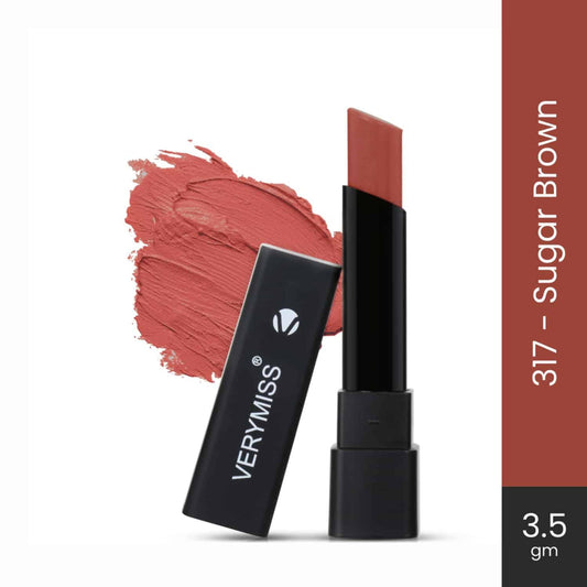 VERYMISS Ultra Rich Matte Lipstick - 317 Sugar Brown  Grab2Buy VERYMISS Grab2Buy