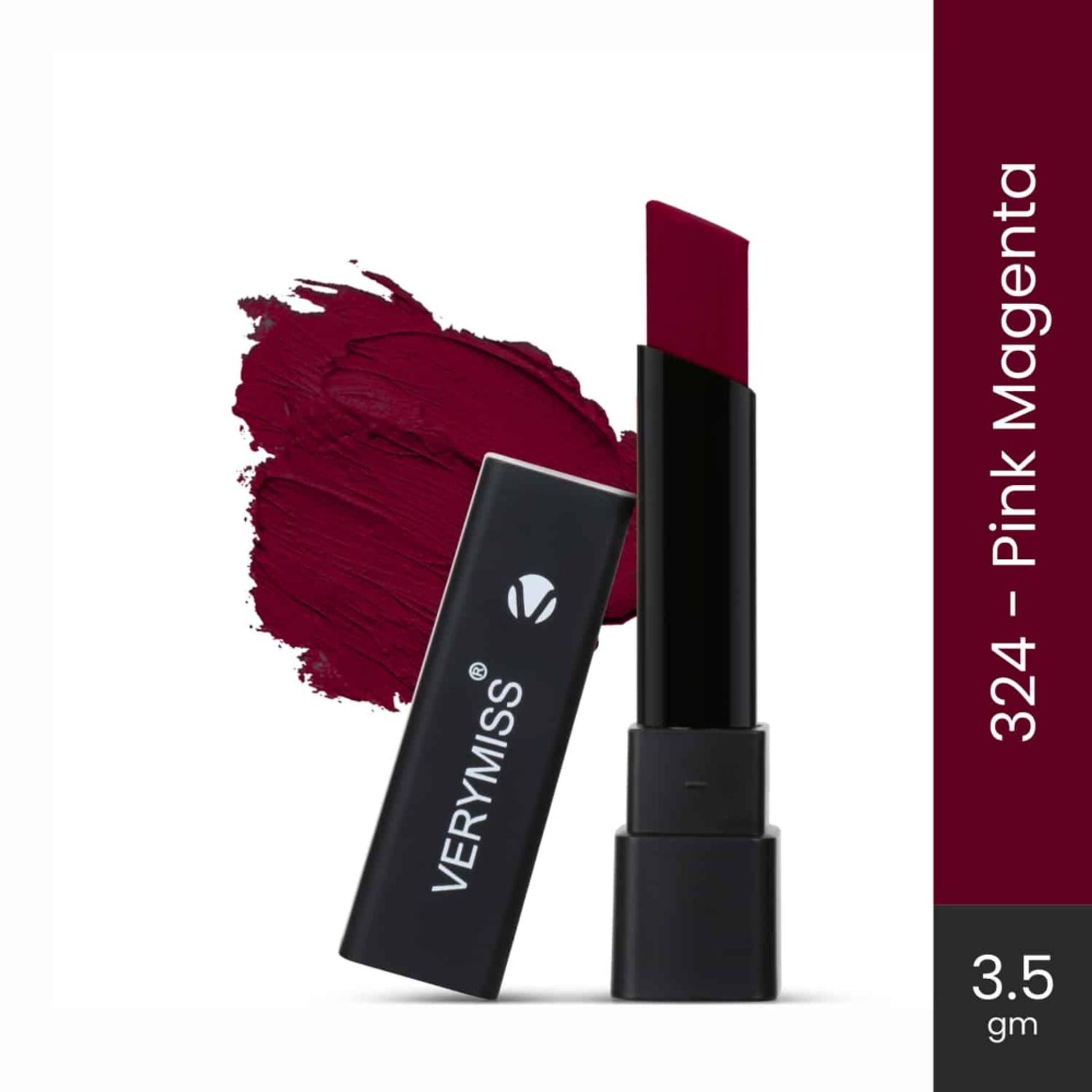 VERYMISS Ultra Rich Matte Lipstick - 324 Pink Magenta  Grab2Buy VERYMISS Grab2Buy