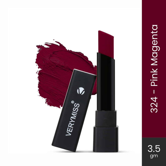VERYMISS Ultra Rich Matte Lipstick - 324 Pink Magenta  Grab2Buy VERYMISS Grab2Buy