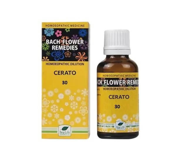 New Life Homeopathy Bach Flower Remedies Cerato 30 Dilution 