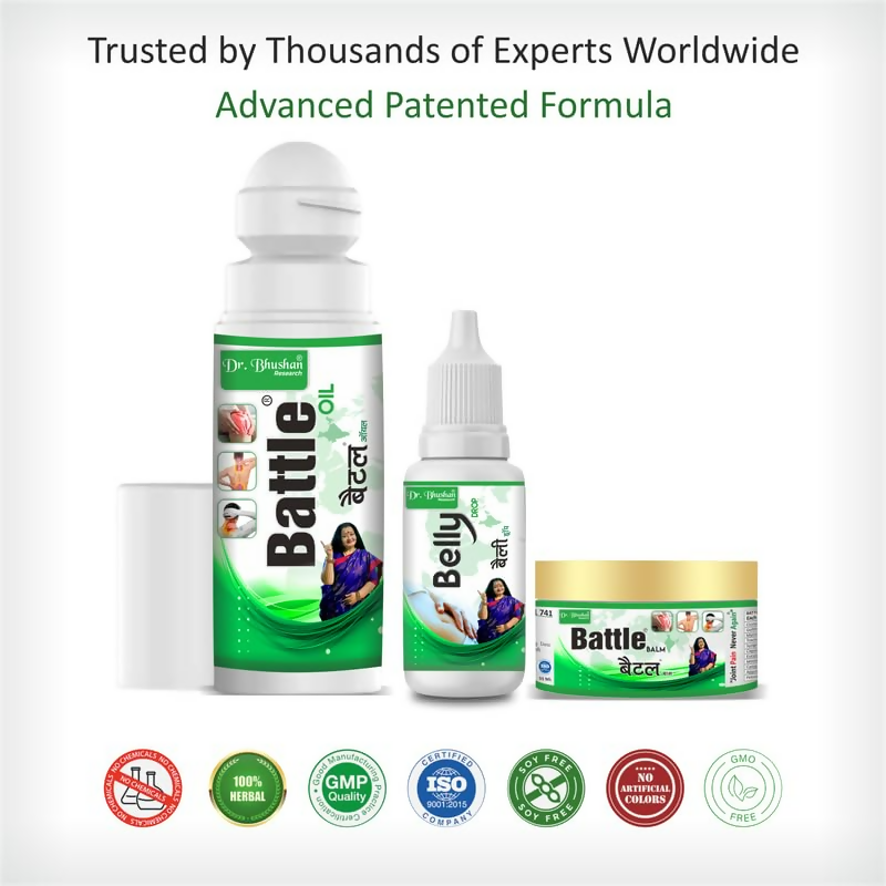 Dr. Bhushan's Research Ayurvedic Joint Pain Trio Kit 