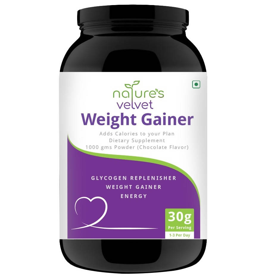 Nature's Velvet Weight Gainer - Chocolate Flavor Powder 