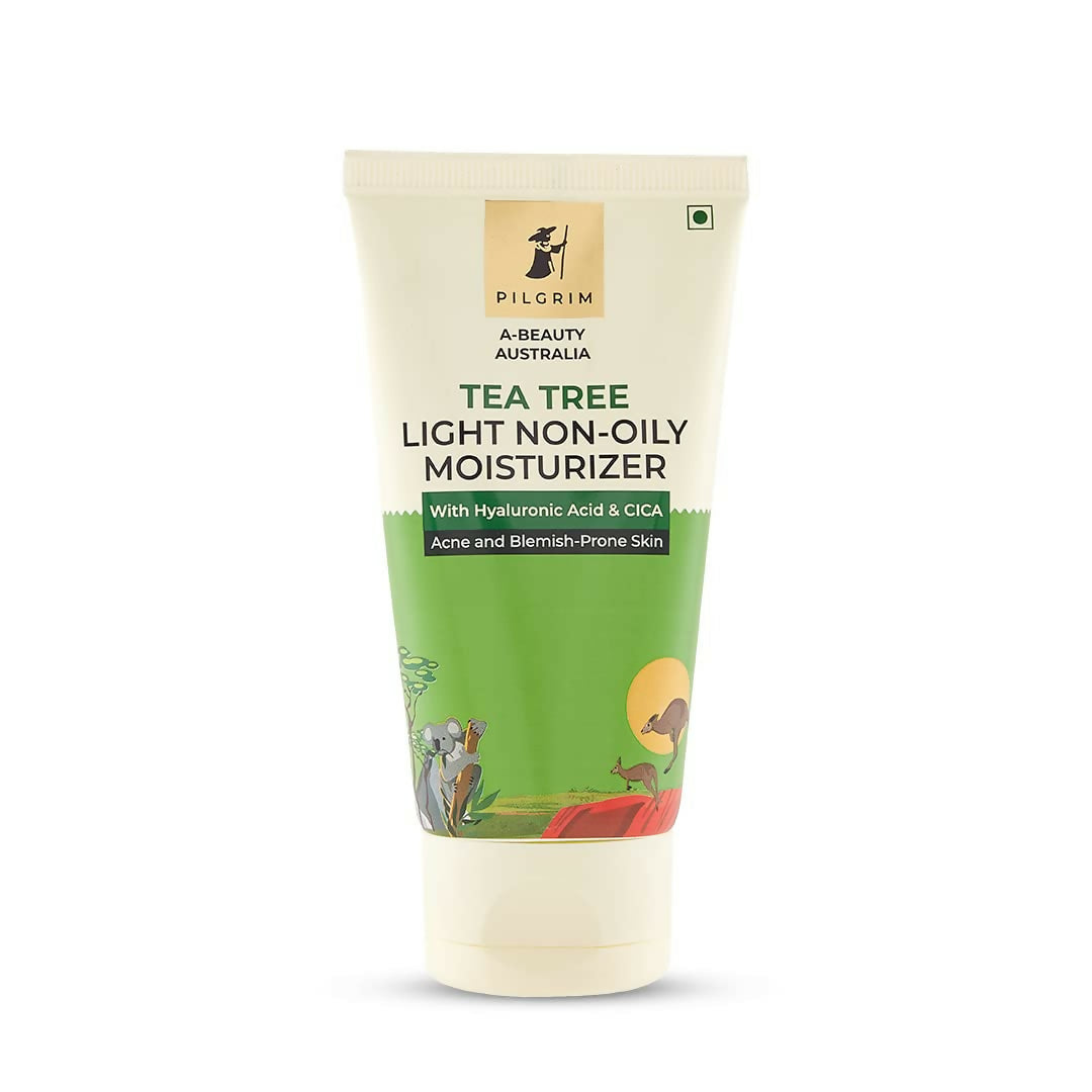 Pilgrim Australian Tea Tree Oil Free Face Moisturizer For Oily & Acne Prone Skin With Hyaluronic Acid & CICA 
