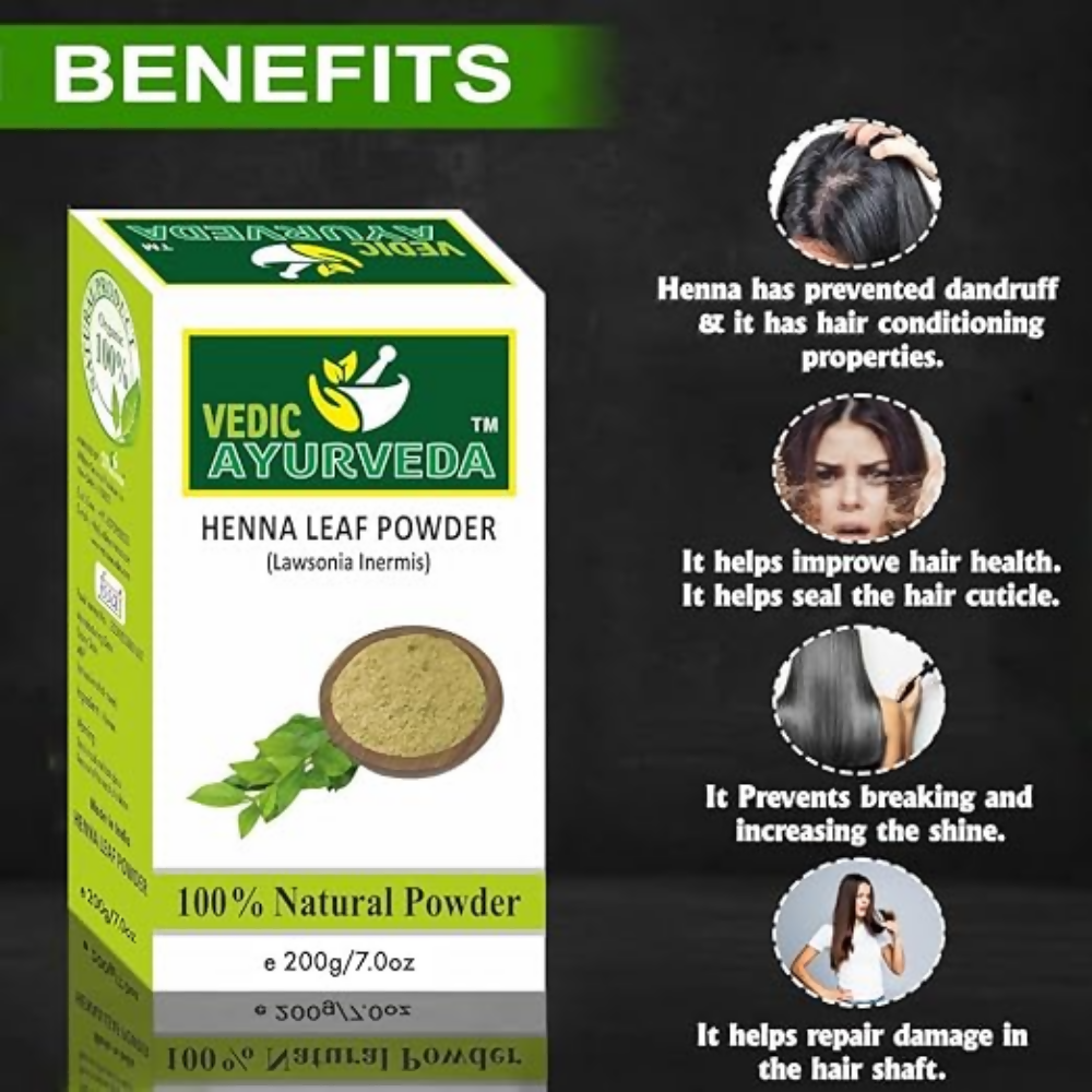 VedicAyurveda Henna Leaf Powder  Grab2Buy VedicAyurveda Grab2Buy