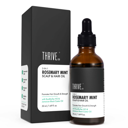 ThriveCo 2-IN-1 Rosemary Mint Scalp & Hair Growth Oil 