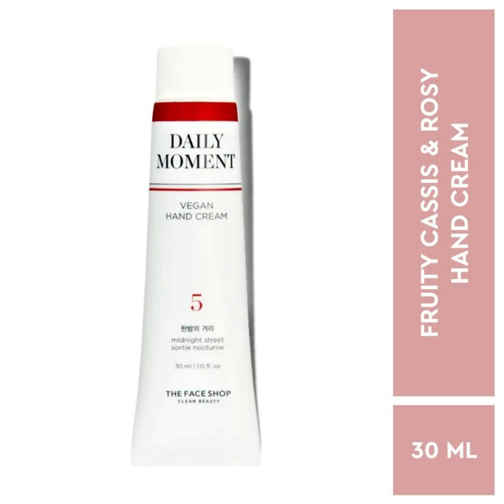 The Face Shop Non-Greasy Vegan Hand Cream - Midnight Street With Hyaluronic Acid  Grab2Buy The Face Shop Grab2Buy