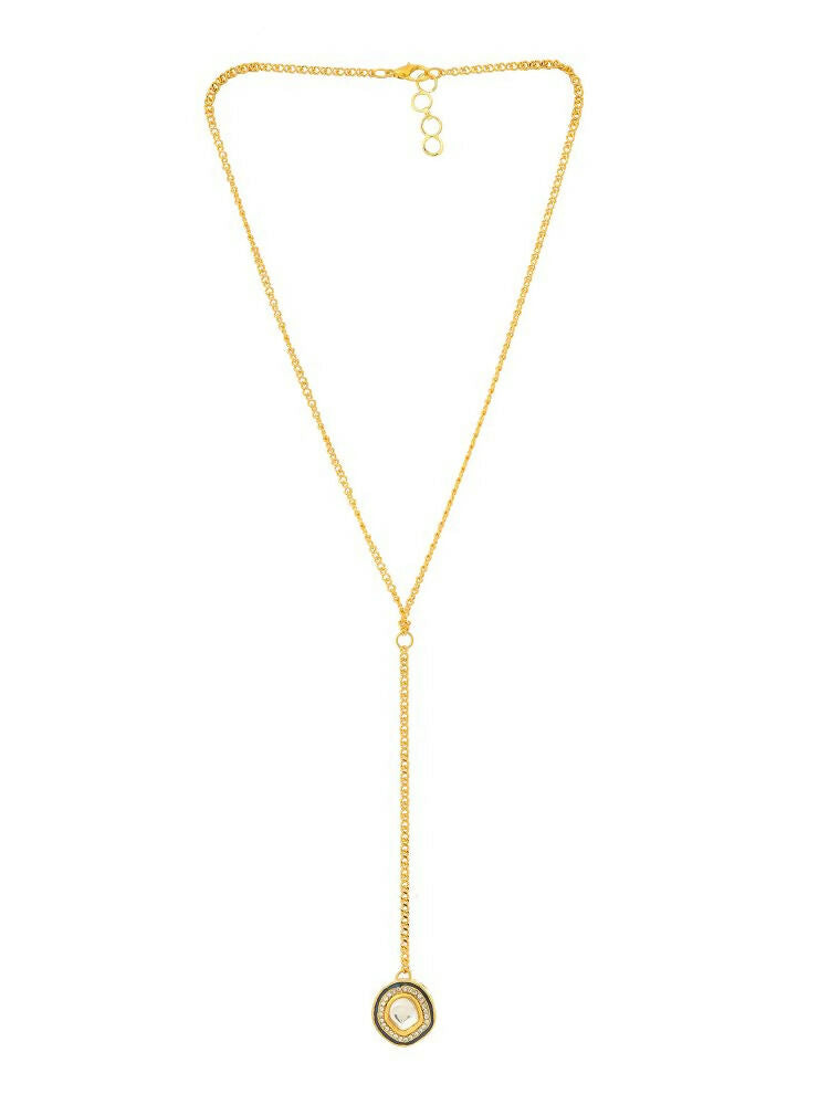 Gold Plated Kundan Necklace - Ruby Raang | Grab2Buy
