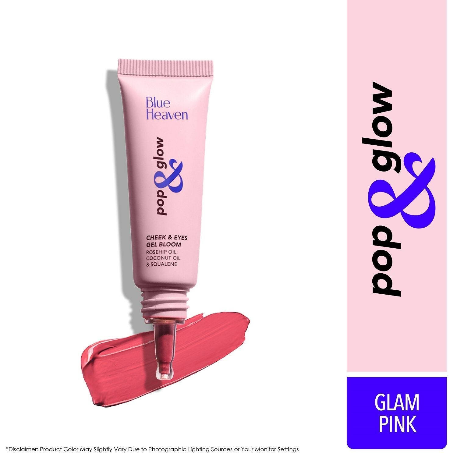 Blue Heaven Pop & Glow Cheek & Eye Bloom Blush - Glam Pink 