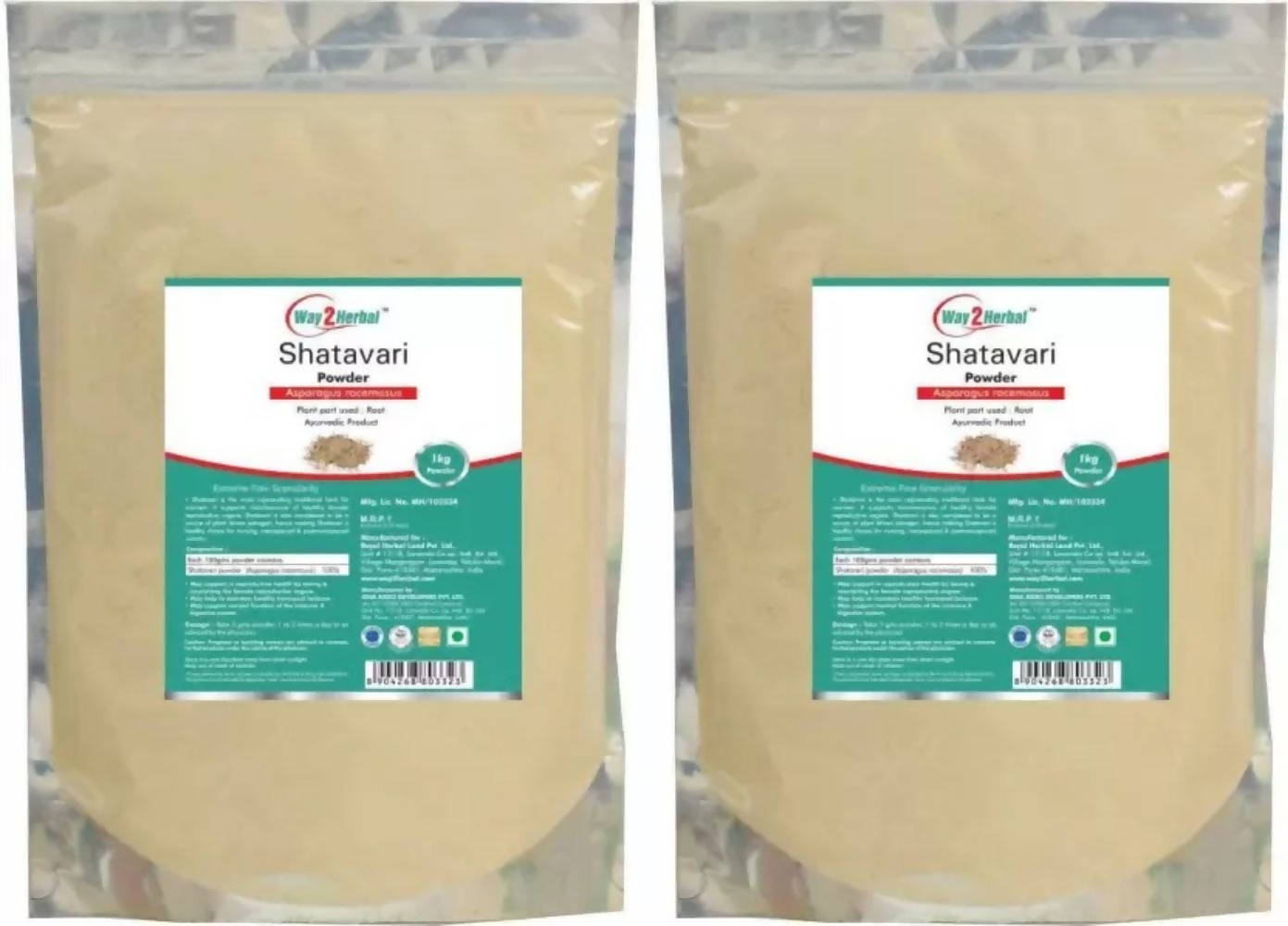 Way2herbal Organic Shatavari Powder 