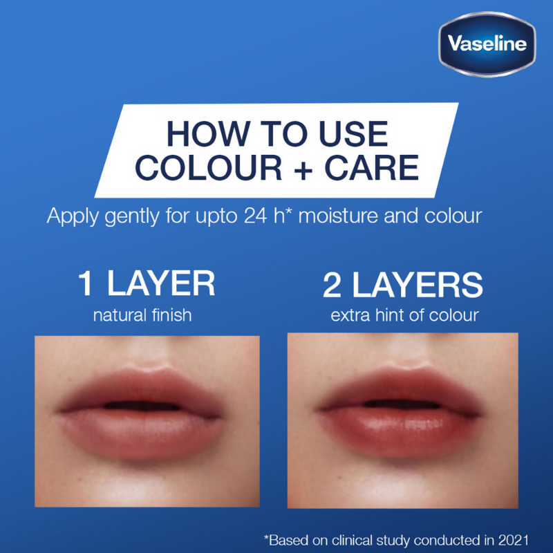 Vaseline Lip Care Colour + Care Tinted Lip Balm Stick - Mellow Rose  Grab2Buy Vaseline Grab2Buy