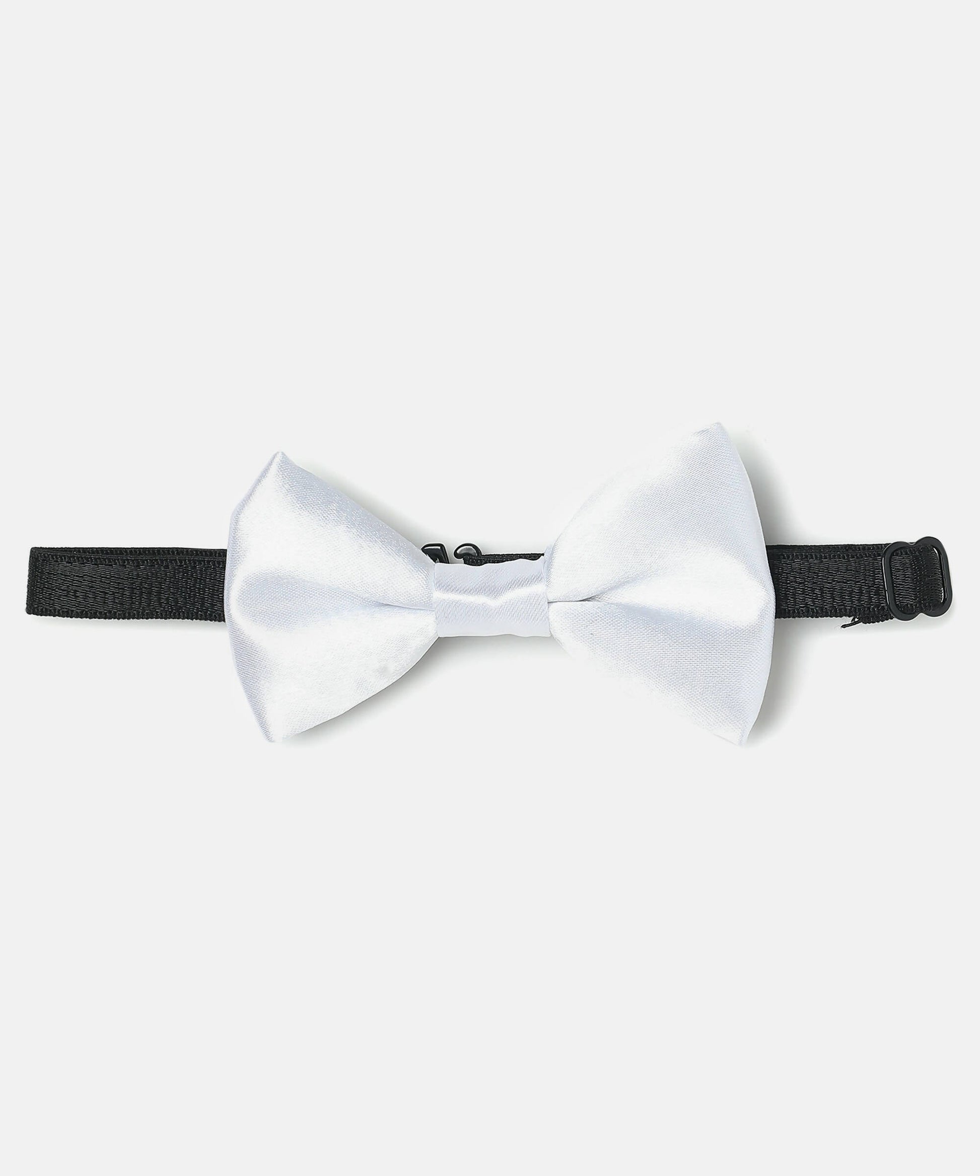 Manet Boys Solid Single Layer Bow - White