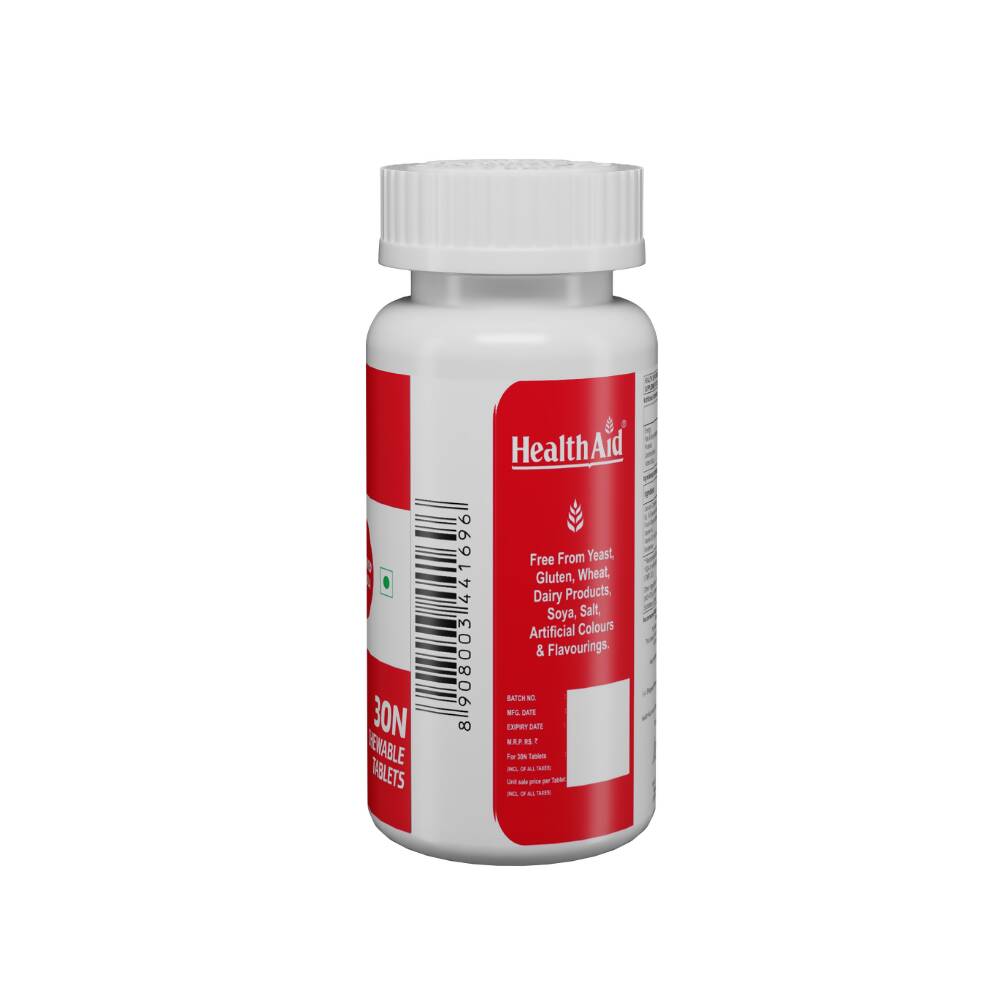 HealthAid Strong Calcium 500 mg Chewable Tablets 