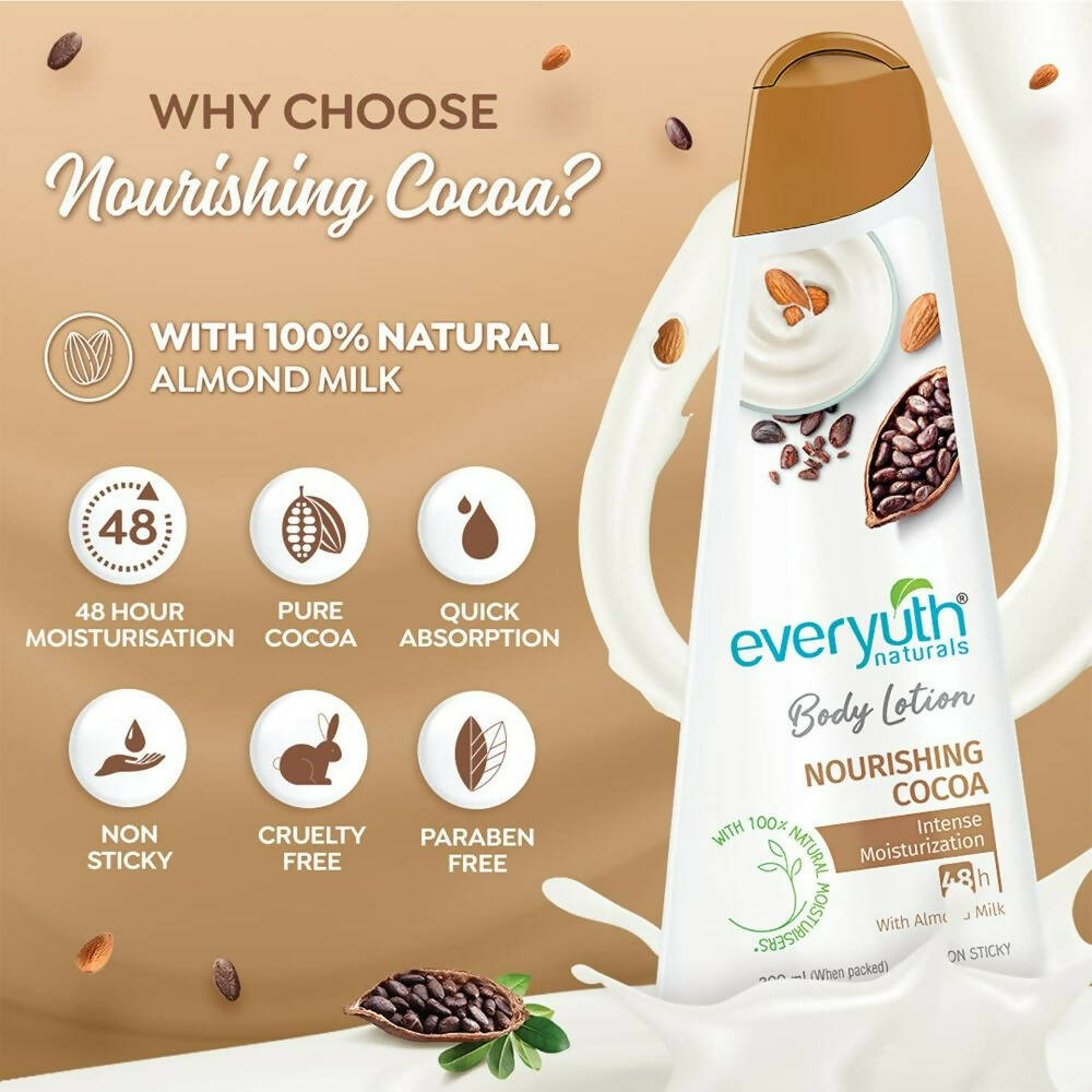 Everyuth Naturals Body Lotion Nourishing Cocoa