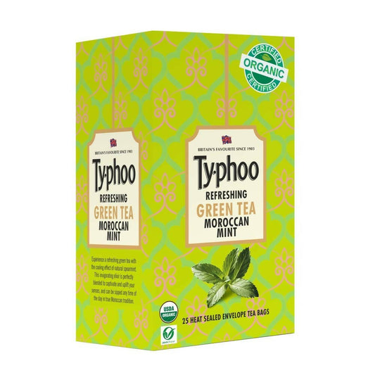 Typhoo Refreshing Moroccan Mint Green Tea Bags - Grab2buy