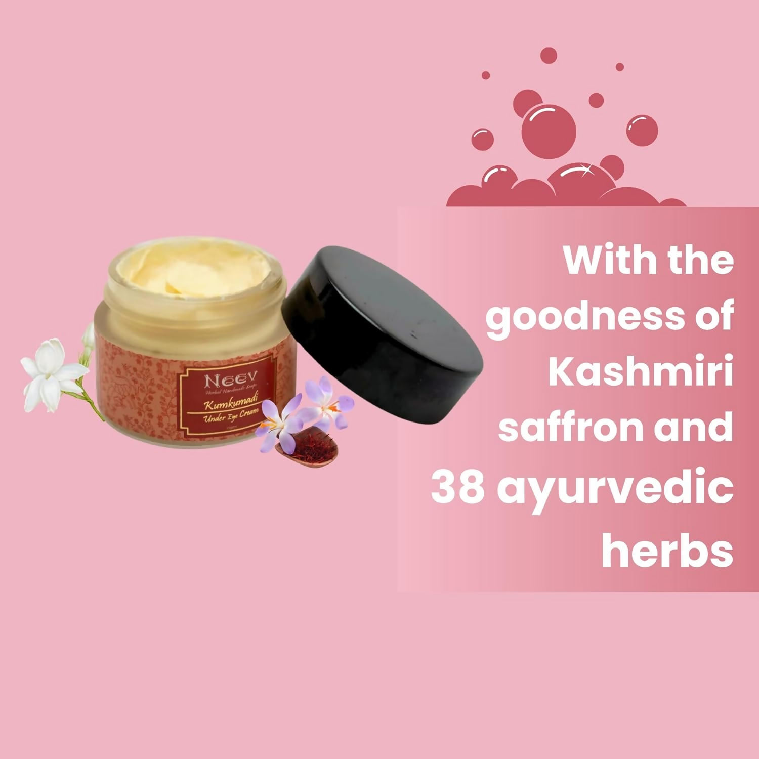 Neev Herbal Handmade Soaps Kumkumadi Under Eye Cream