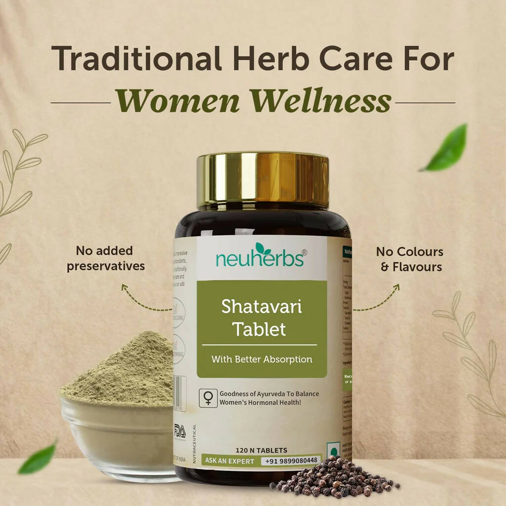 Neuherbs Shatavari Tablets for Women 