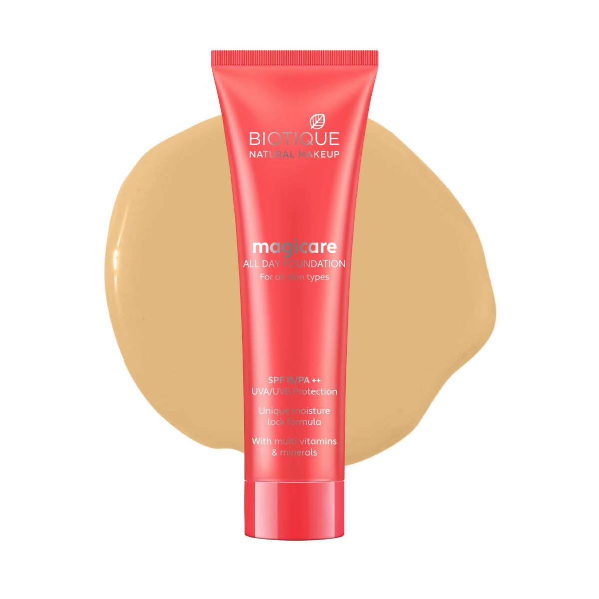 Biotique Natural Makeup Natural Magicare All Day Liquid Foundation - Clay 