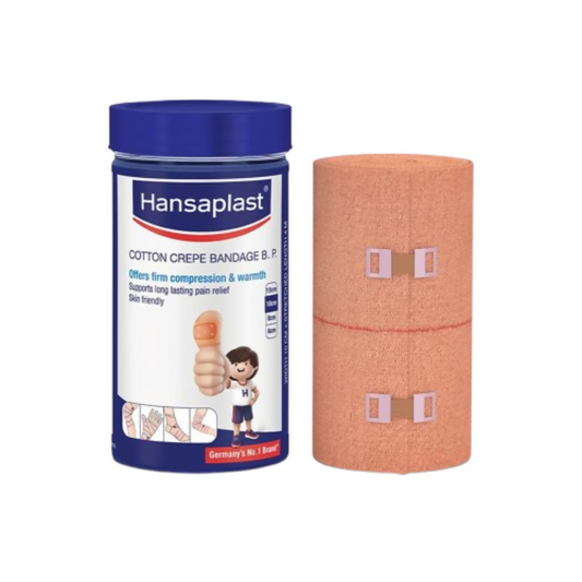 Hansaplast Soft Cotton Crepe Bandage For Pain Relief - 15cm x 4MTR 