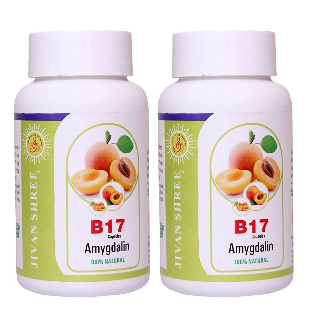 Jivan Shree Vitamin B17 500mg Amygdalin Capsules - Grab2buy