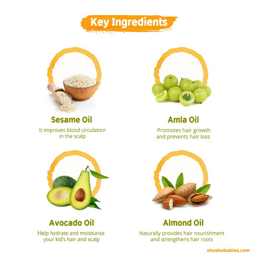 Shushu Babies Natural Chumpi Hair Oil with Avocado & Gooseberry - Grab2buy