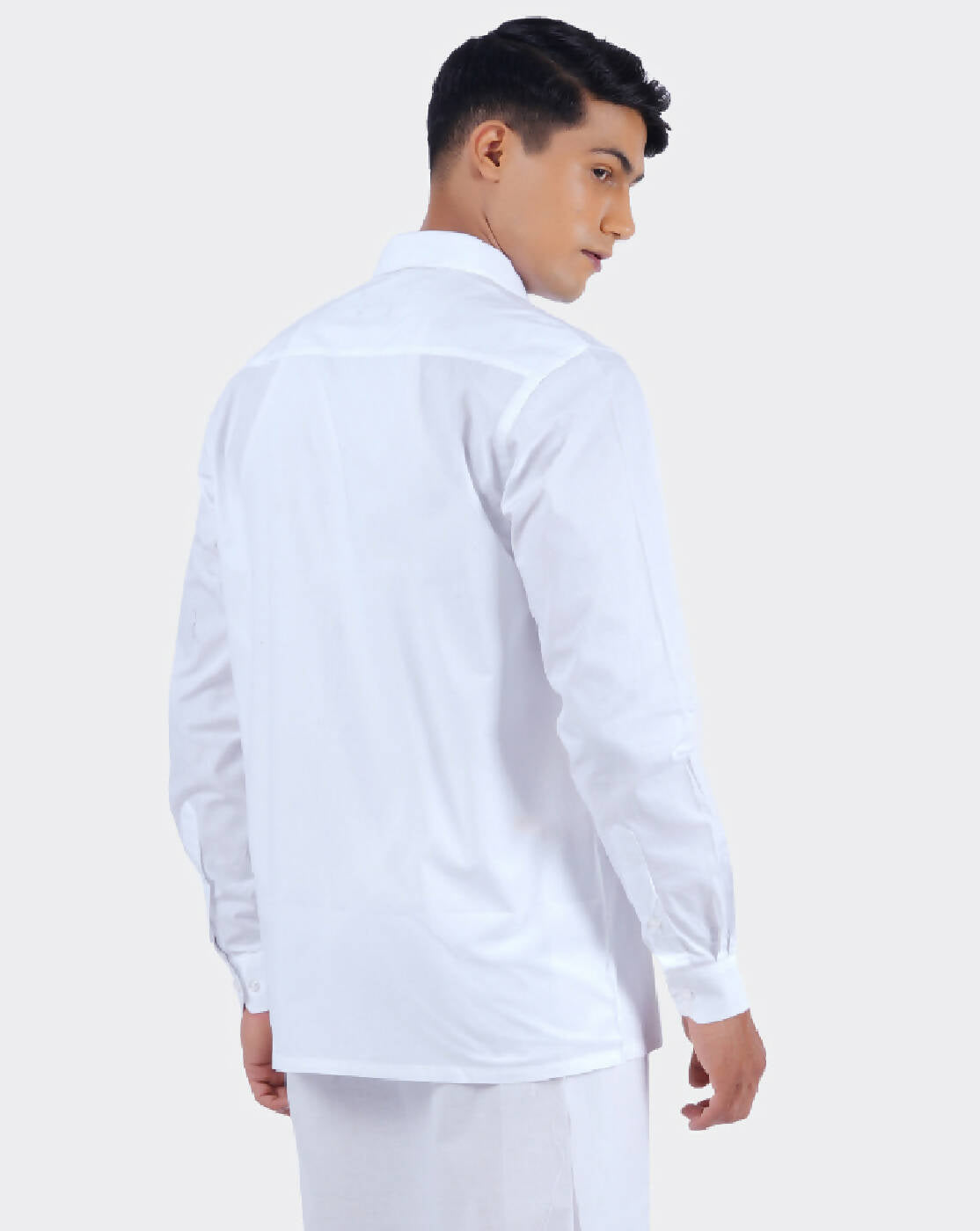 Ramraj Cotton Mens 100 % Cotton Viceroy Full Sleeve White Shirt 