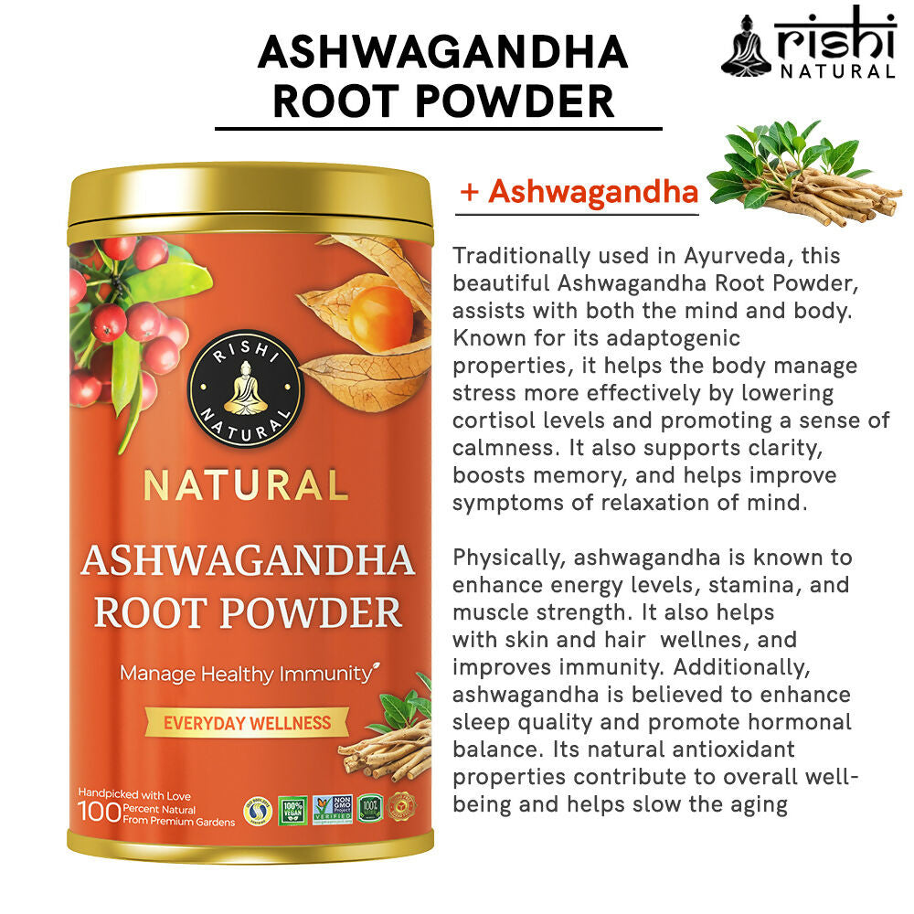 Rishi Natural Ashwagandha Root Powder 