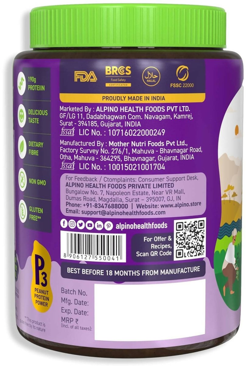 Alpino Chocolate Peanut Butter Smooth - Grab2buy