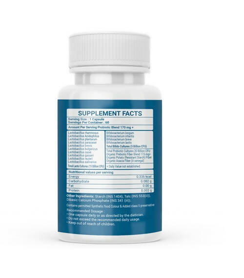 Nutrisouk Pre-Probiotics 20 Billion CFU Capsules - Grab2buy