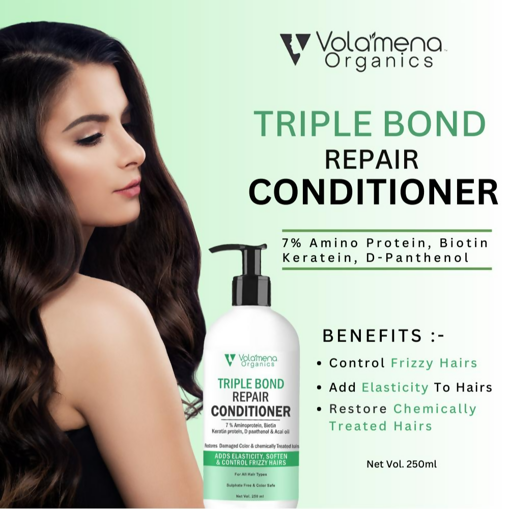 Volamena Organics Triple Bond Repair Conditioner  Grab2Buy Volamena Grab2Buy