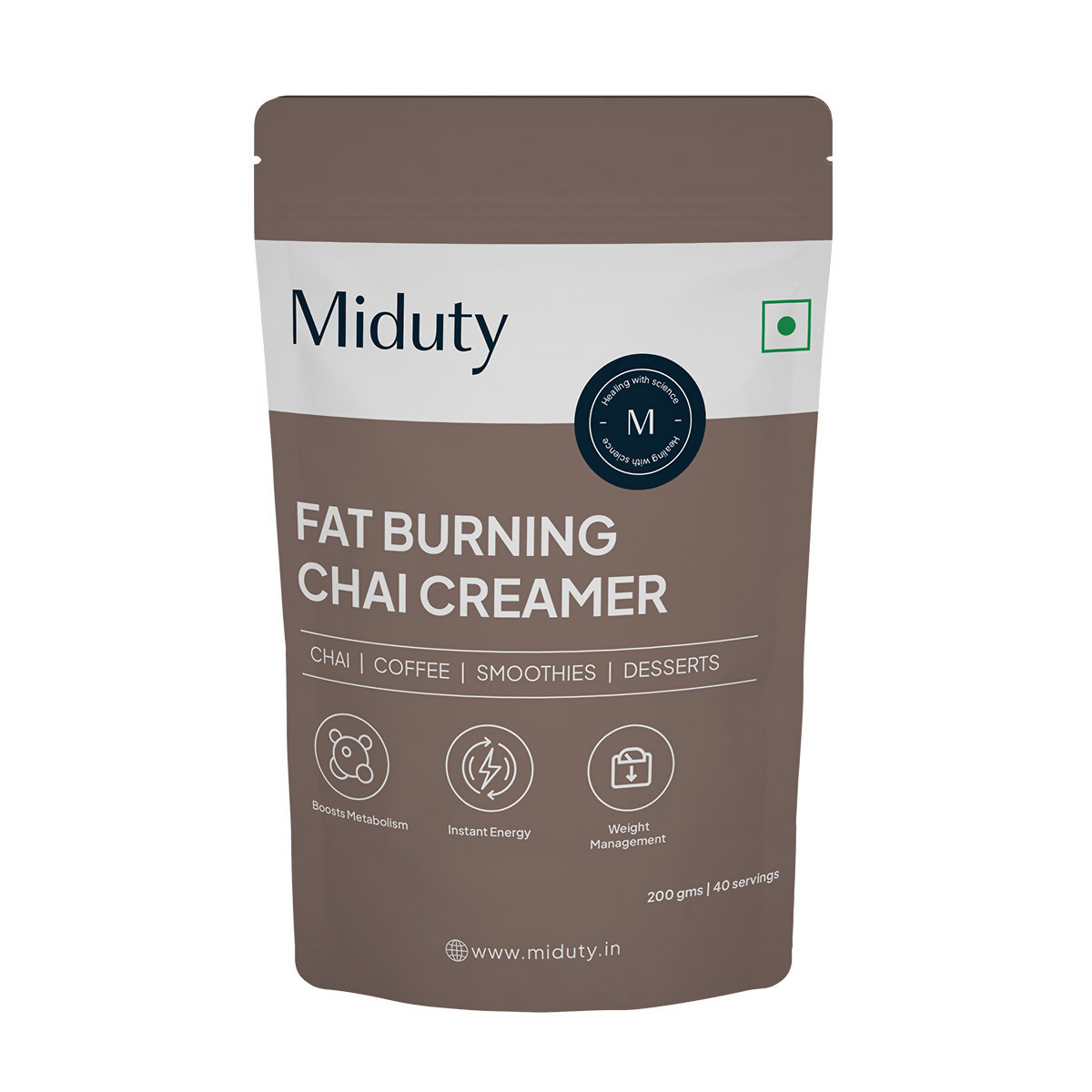 Miduty by Palak Notes Fat Burning Chai Creamer 