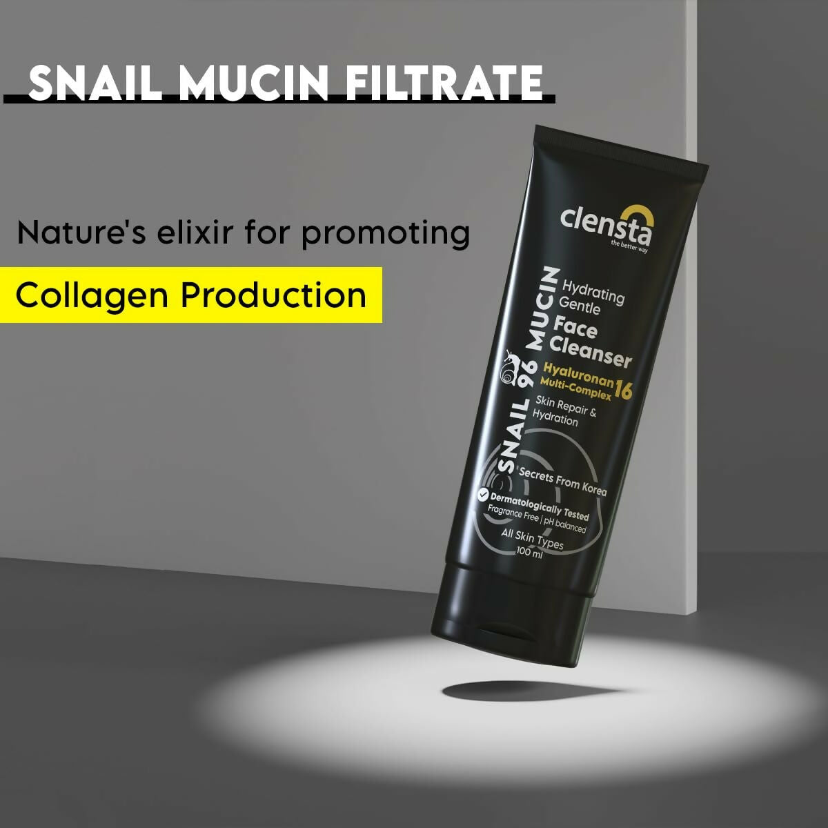 Clensta Snail 96 Mucin Skin Repair Gentle Face Cleanser 