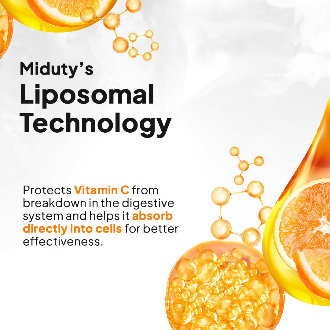 Miduty Liposomal Vitamin C - Immunity Booster Capsules 