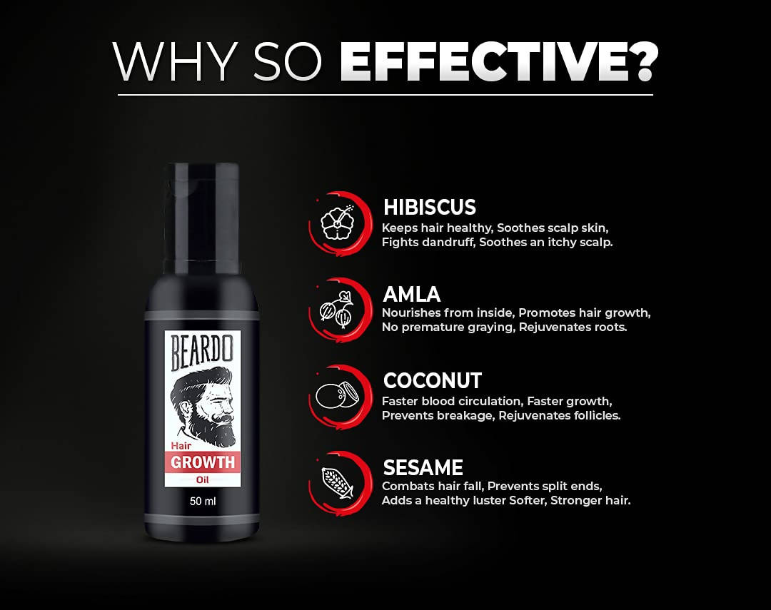 Beardo Beard & Hair Growth Oil - Grab2buy