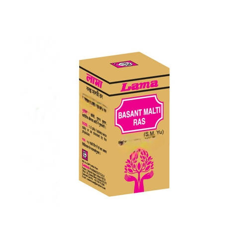 Lama Basant Malti Ras Tablets with Gold 