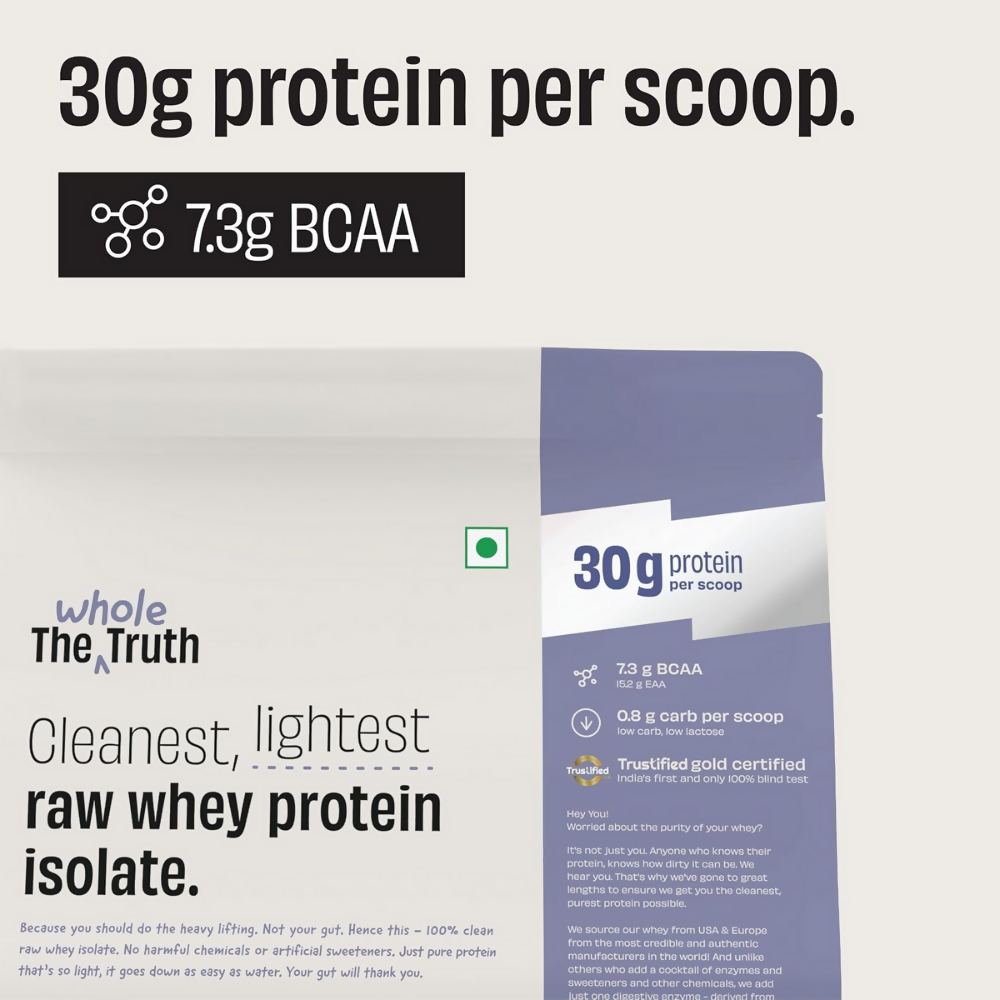 The Whole Truth Whey Protein Isolate Unflavoured  Grab2Buy The Whole Truth Grab2Buy