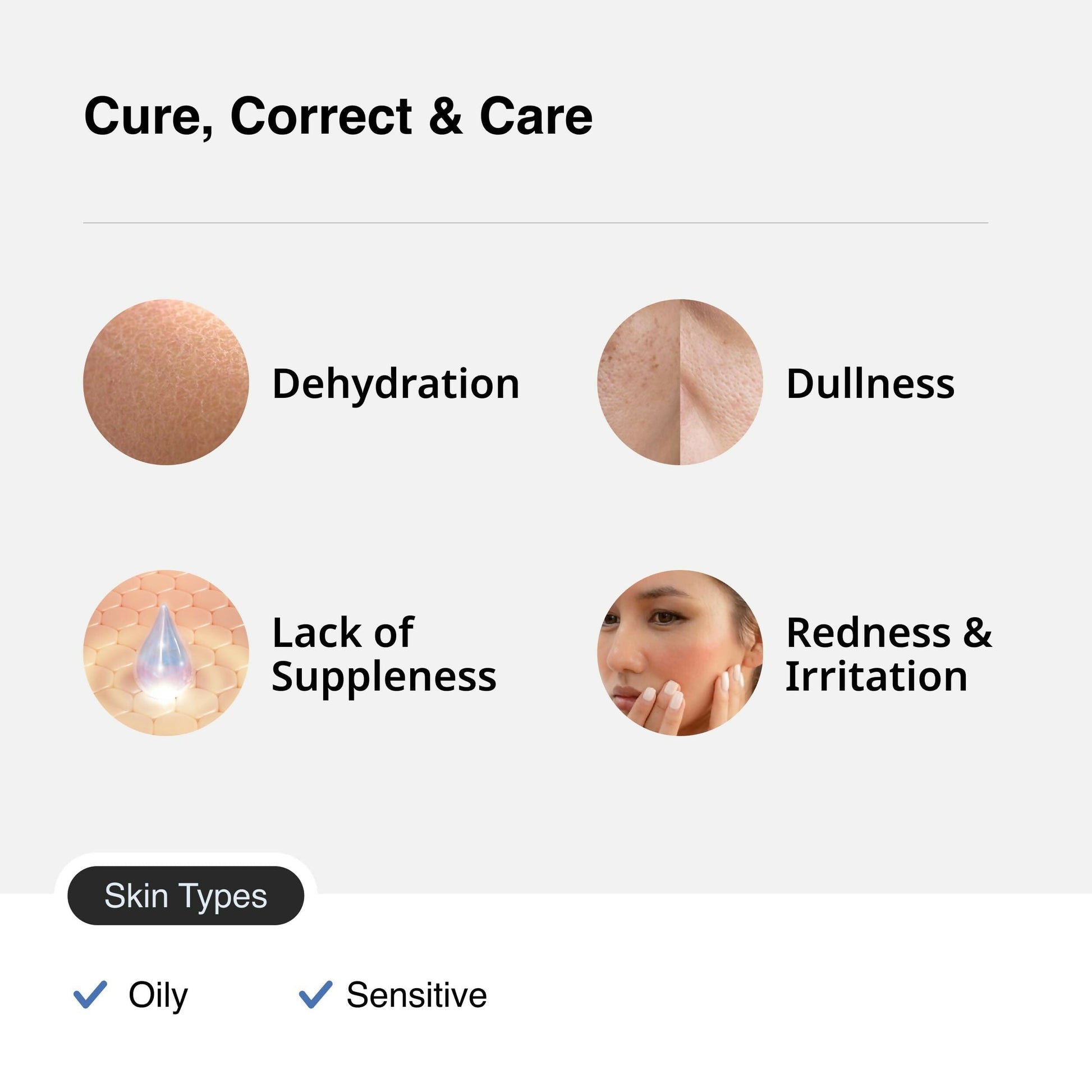 Cureskin Hydration Gel with Hyaluronic Acid, Aquaxyl, Aloe 
