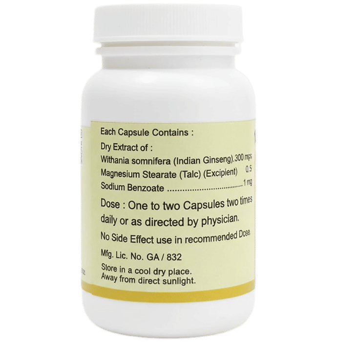 Indian Remedies Extract Of Ashwagandha Capsules 